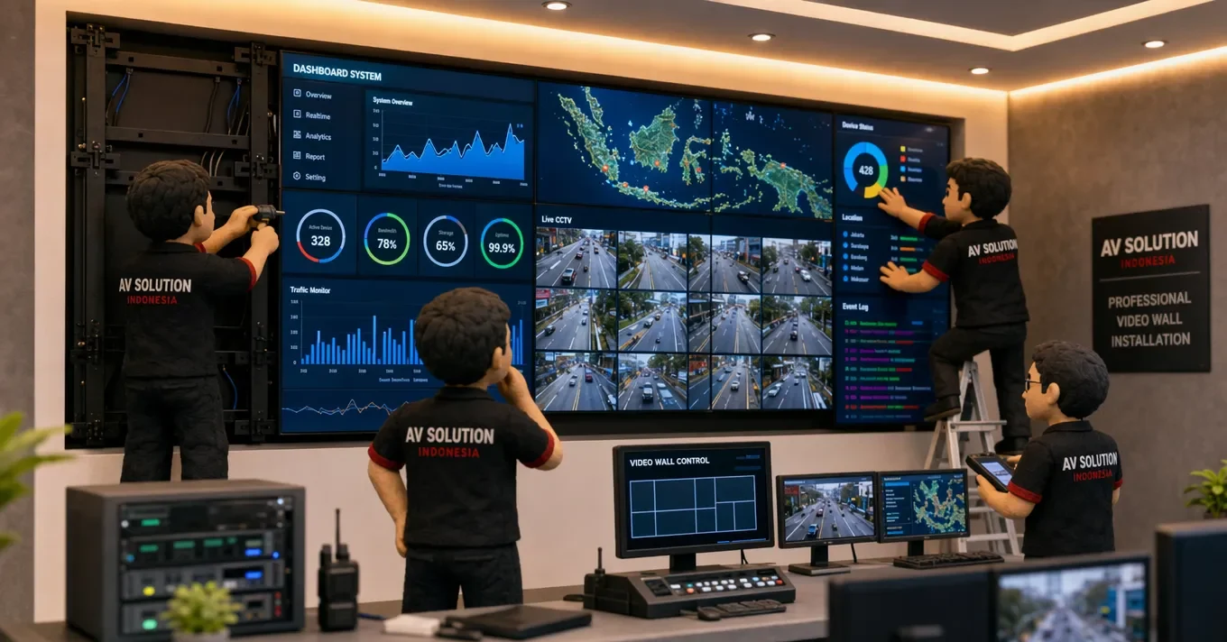 Bagaimana Cara Pengaturan Video Wall yang Benar untuk Kantor, Ruang Kontrol, dan Area Publik