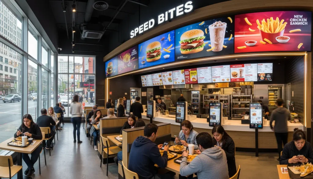 digital signage resto