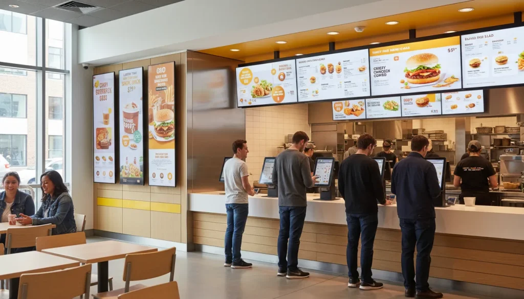 qsr digital signage