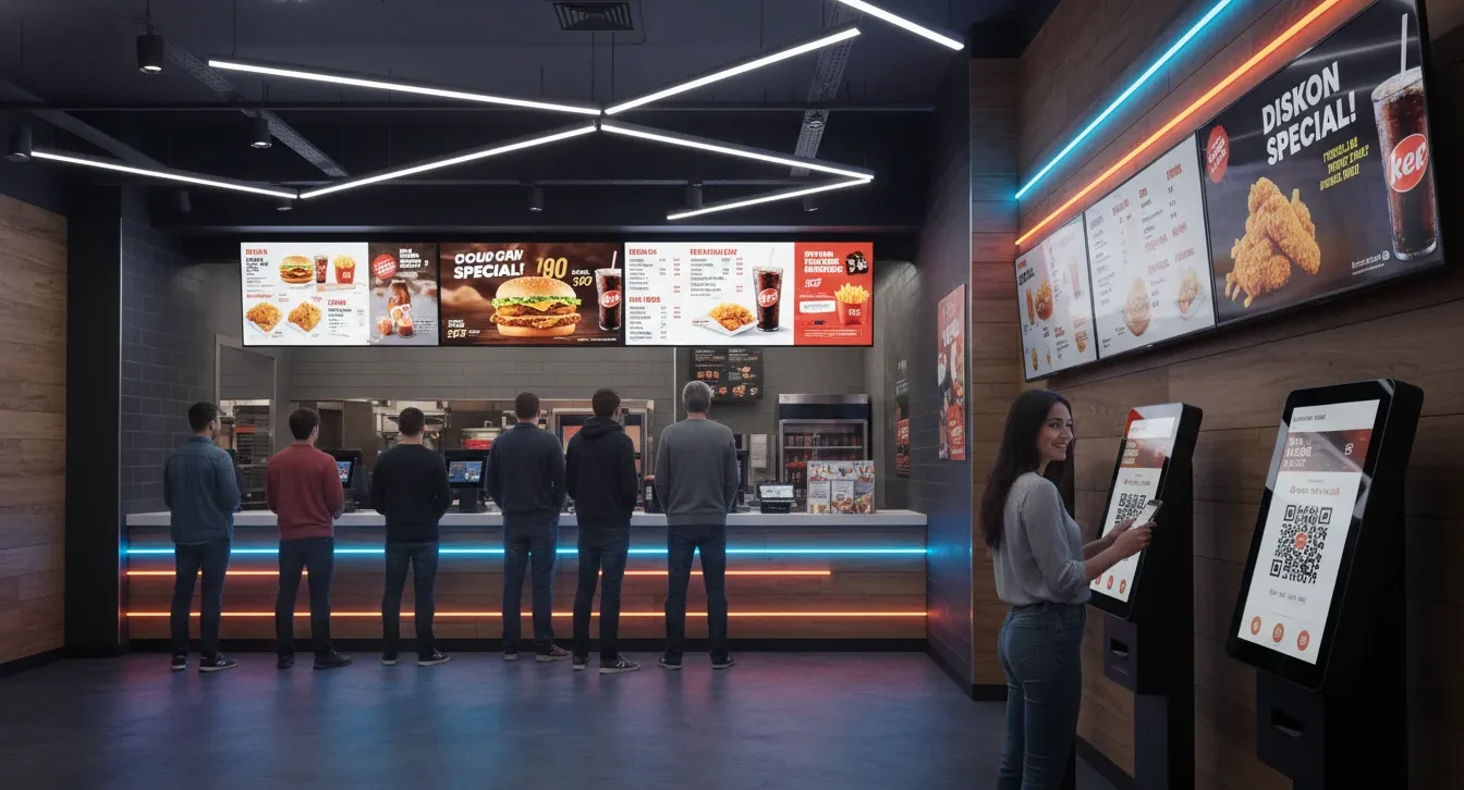 Pengalaman QSR di Digital Signage Membawa Dinamika Baru bagi Retailer
