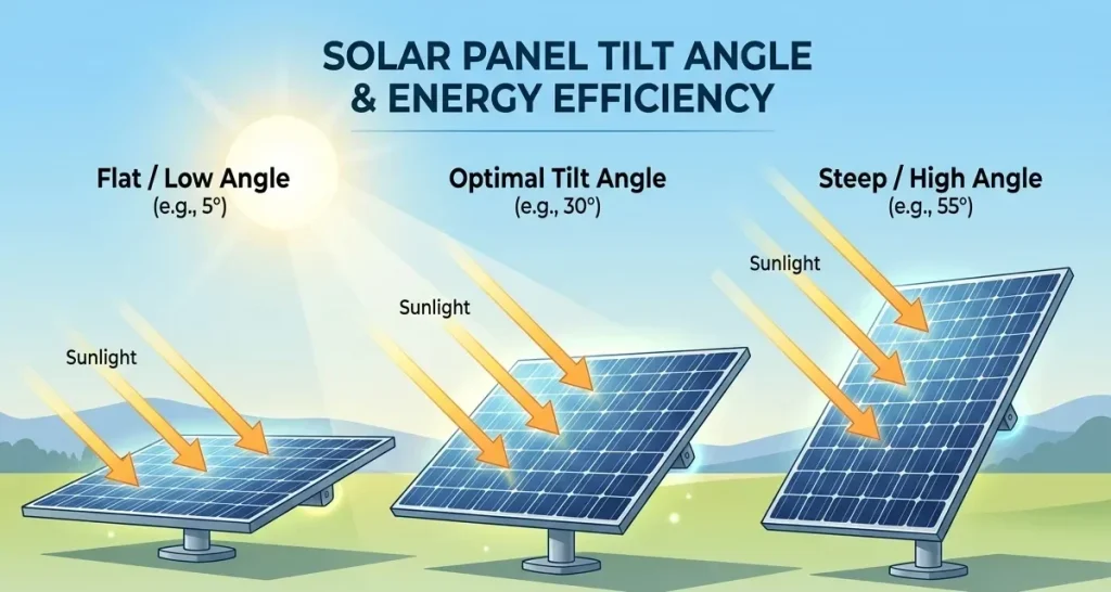 Pengaruh Sudut Panel Surya terhadap Efisiensi Energi