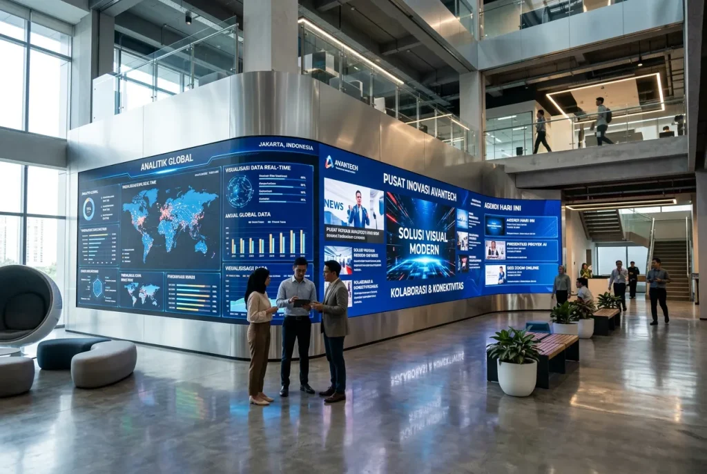 solusi visual led indoor