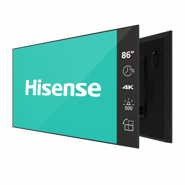 Hisense 75” 4K UHD Digital Signage Display 24/7 Operation 75DM66D