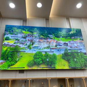 Instalasi Videowall 55 inch @ 3x3 (2 Sisi) di Komisi VI - DPR RI