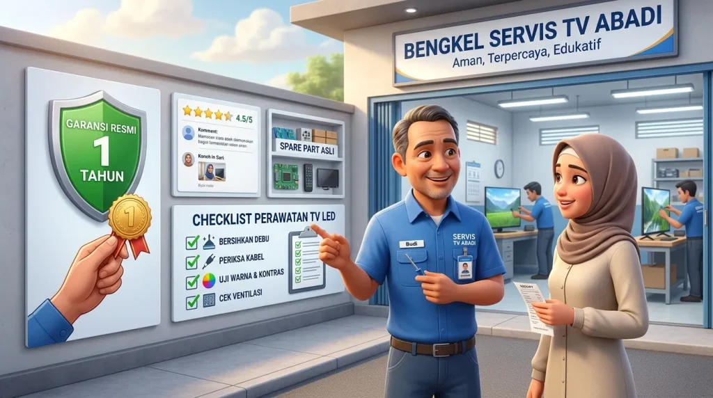 Cara Memilih Jasa Service TV LED yang Tepat