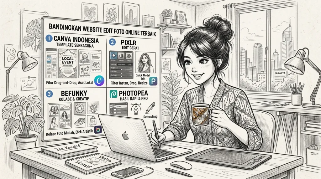 Langkah Praktis Menggunakan Editor Online