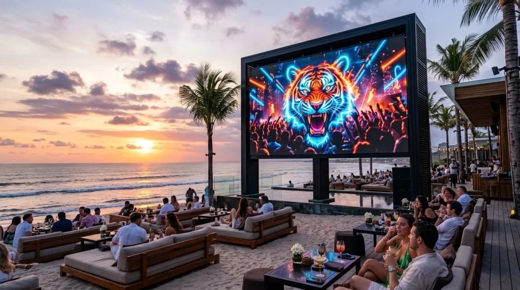 Rekomendasi Perangkat Visual untuk Beach Club