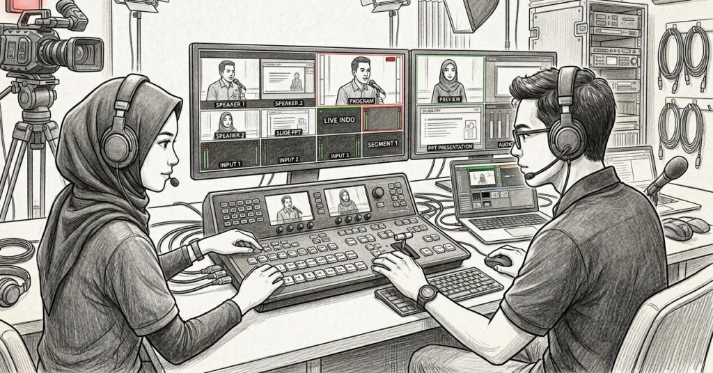 Switching Device dan Video Switcher, Cara Memilih dan Mengalihkan Sumber Video
