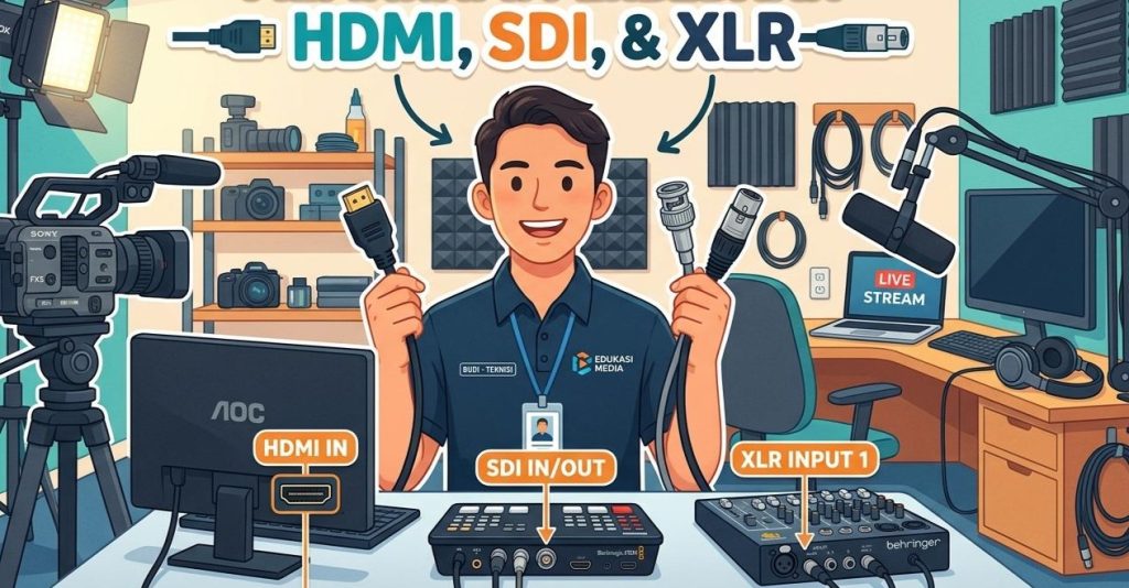 Ternyata Begini Arti HDMI, SDI, dan XLR yang Sering Kamu Temui di Perangkat Audio-Video