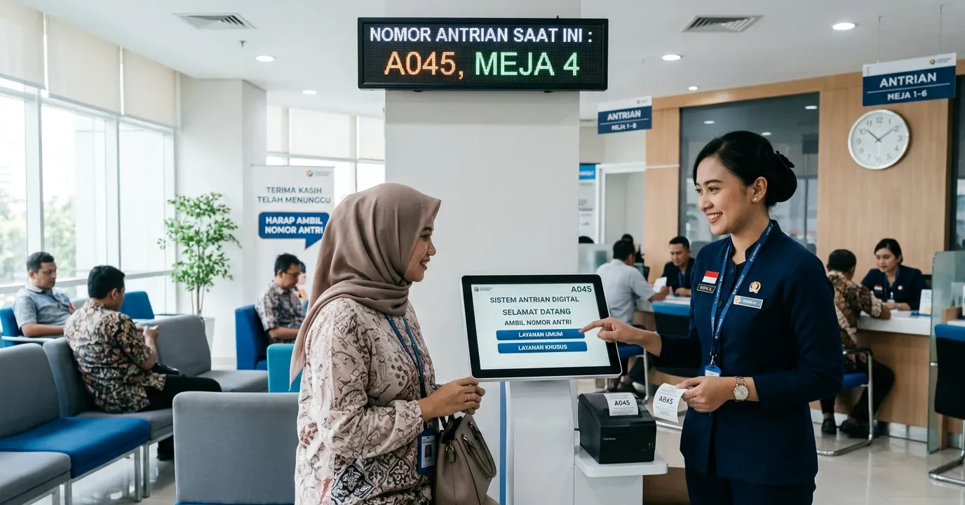Mesin Antrian untuk Layanan Publik dan Bisnis Modern