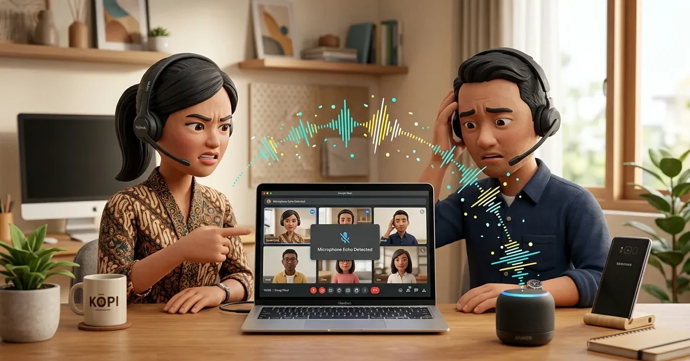 Cara Mengatasi Echo pada Video Conference Penyebab, Solusi Cepat, dan Pencegahannya