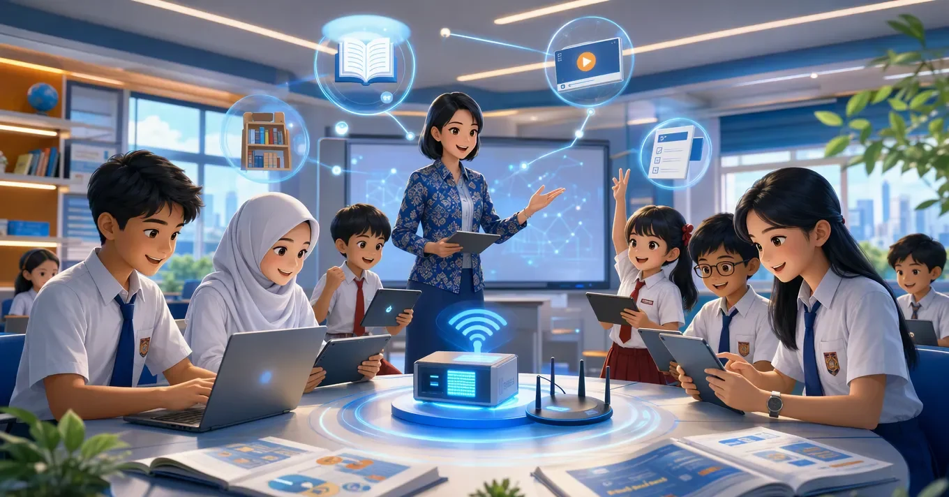 Solusi Digital Pembelajaran Online dan Offline untuk Sekolah